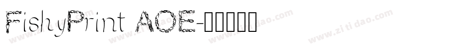 FishyPrint AOE字体转换